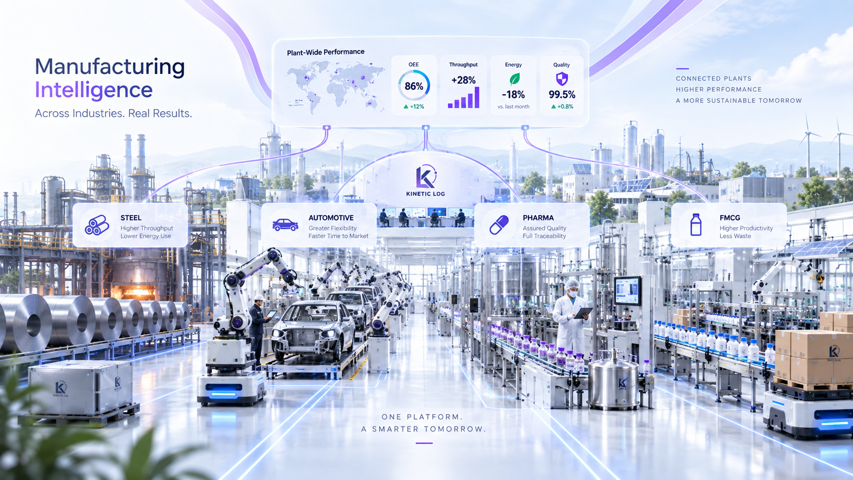 Multi-industry manufacturing intelligence across steel, automotive, pharma and FMCG